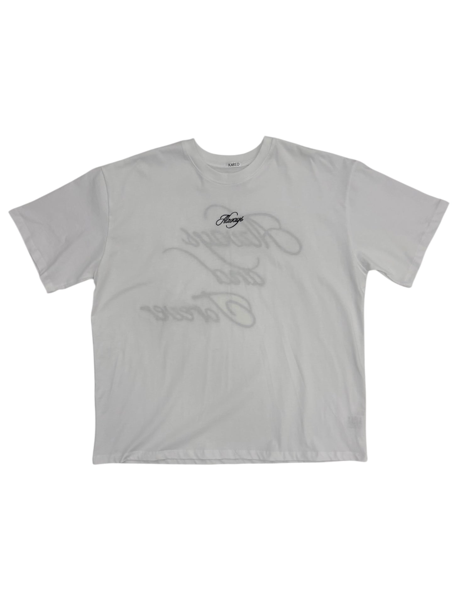 Back embroidery T-shirt