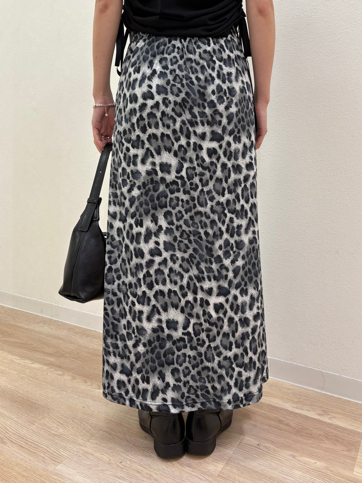 Leopard relax skirt