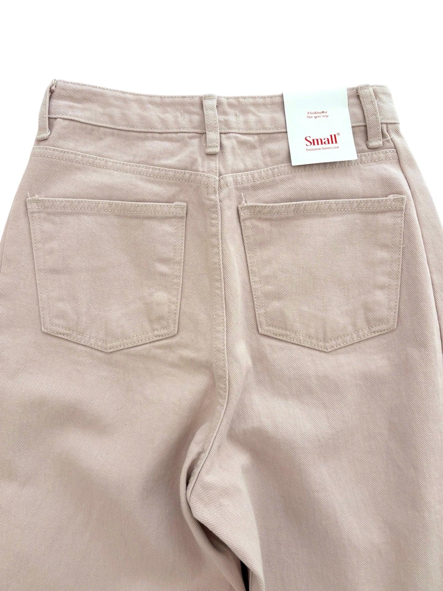Pigment color wide denim