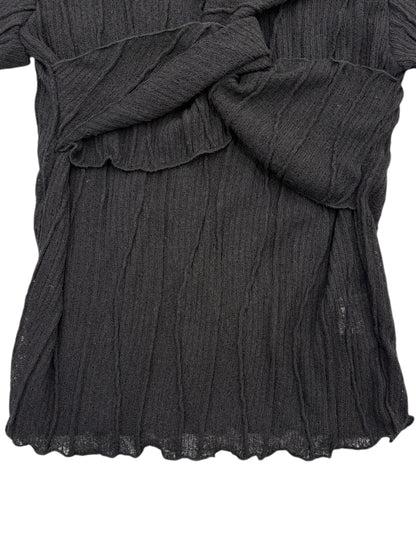 Sheer twist tops