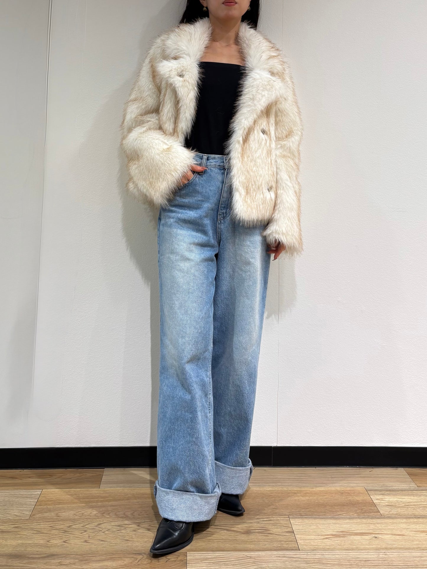 Soft fur jacket