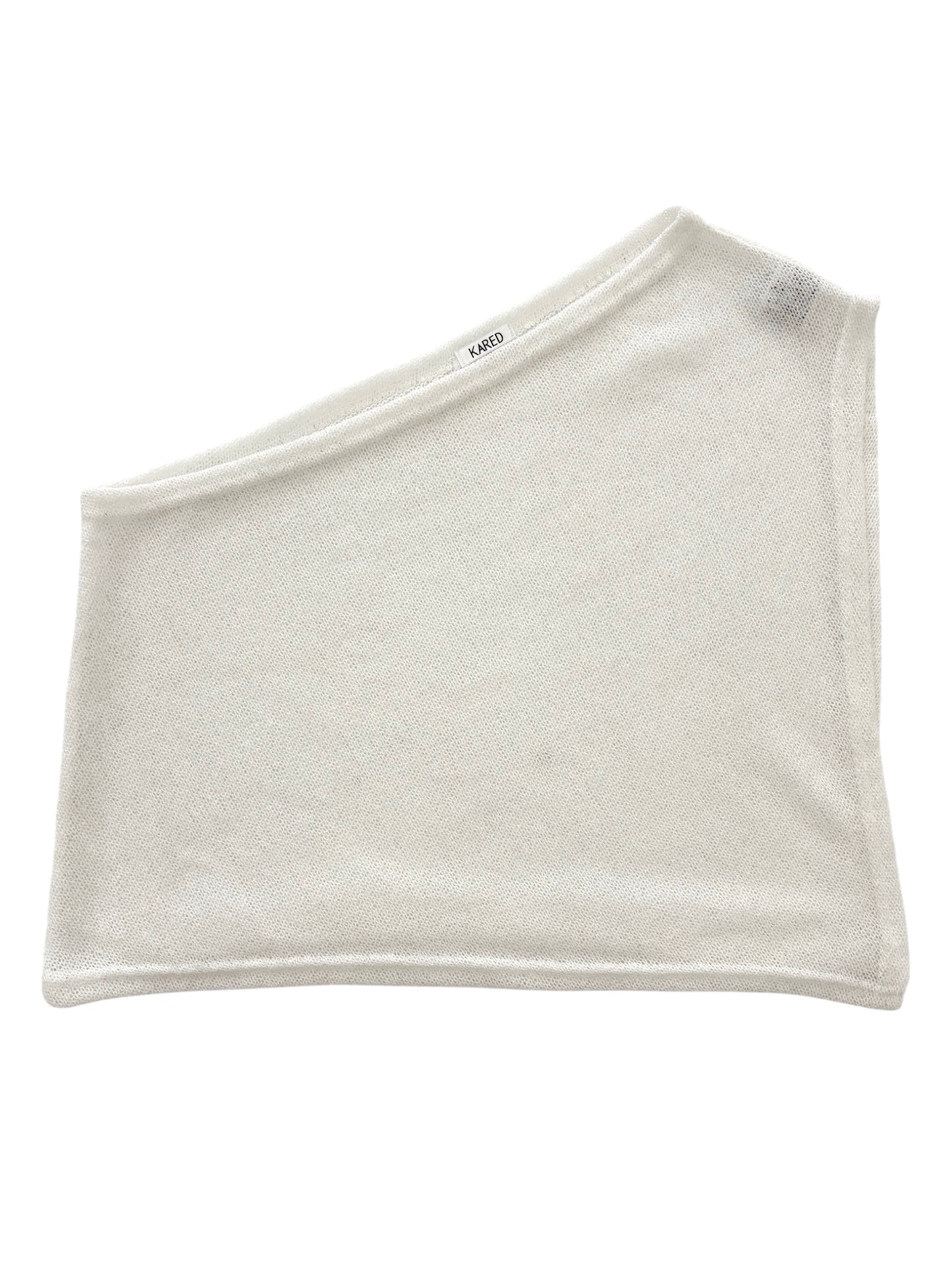 Summer knit poncho