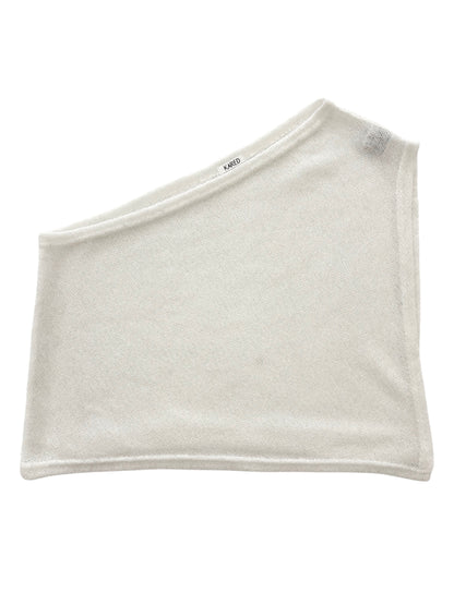 Summer knit poncho