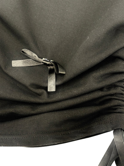 Ribbon shirring T-shirt