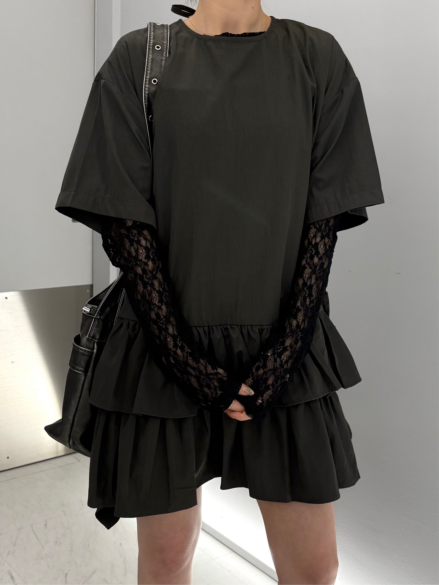 Ruffle shirt op