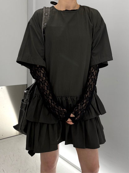 Ruffle shirt op