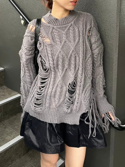 FRINGE OVER KNIT
