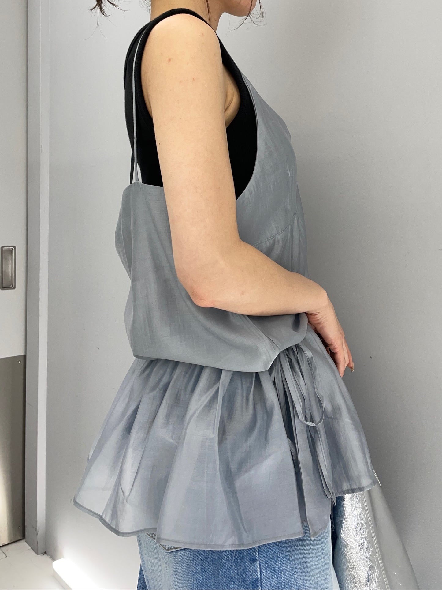 Seethrough layerd cami