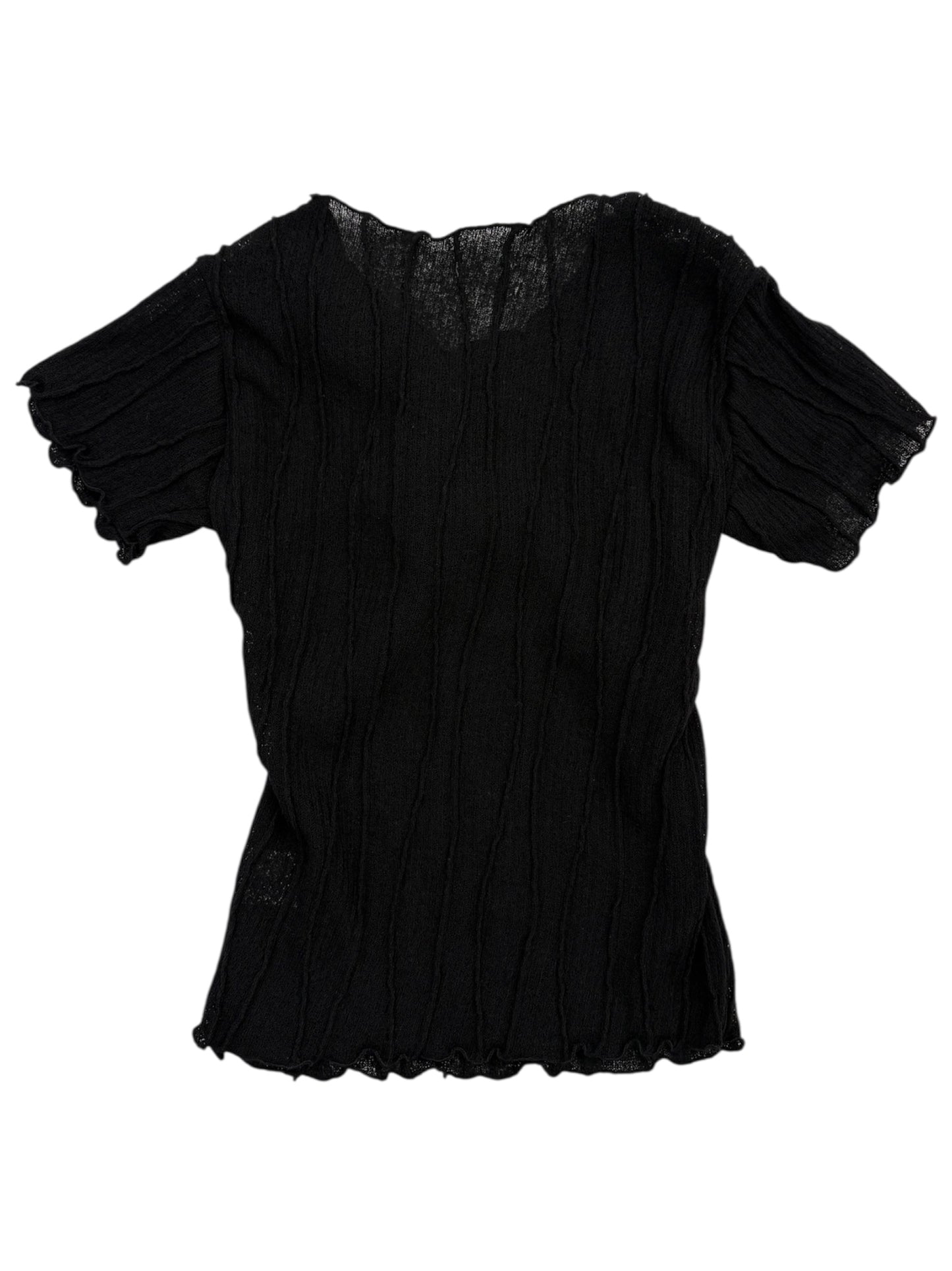 Sheer twist tops