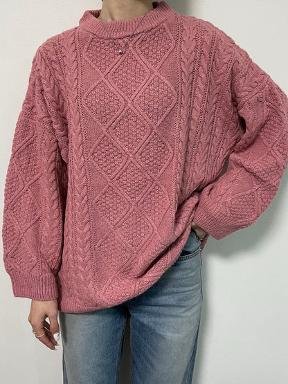 OVER CABLE KNIT