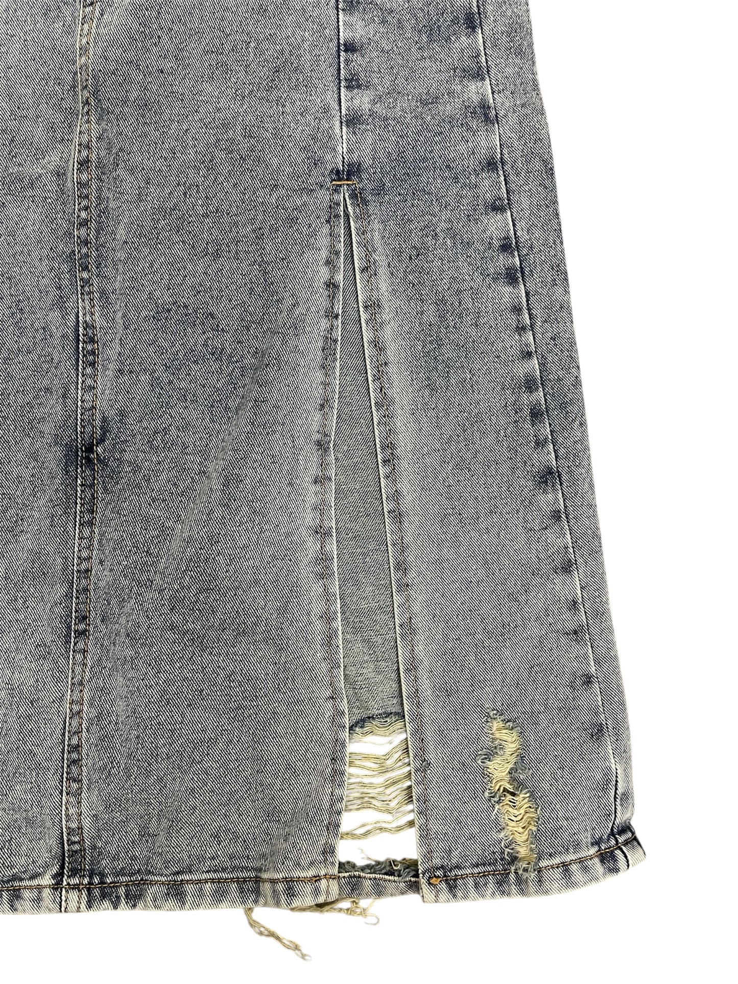 vintage denim long sk