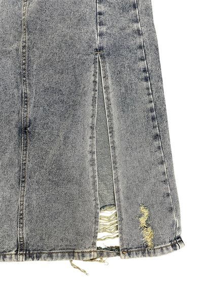 vintage denim long sk