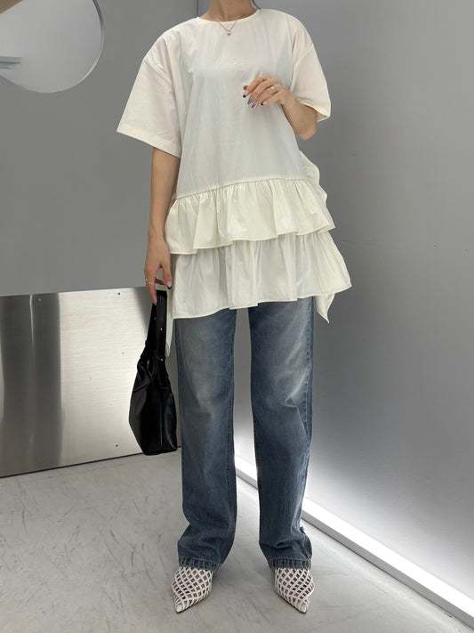 Ruffle shirt op