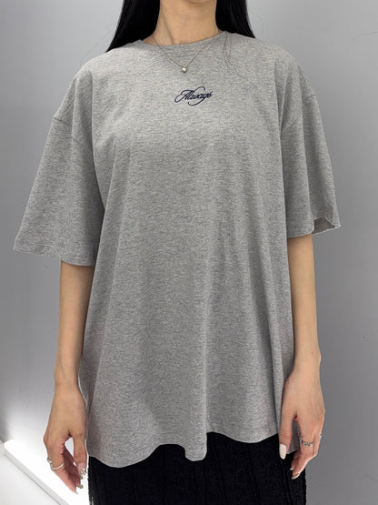 Back embroidery T-shirt