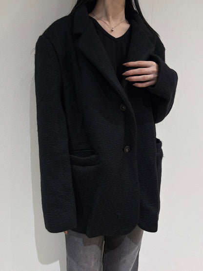 Wool over half coat