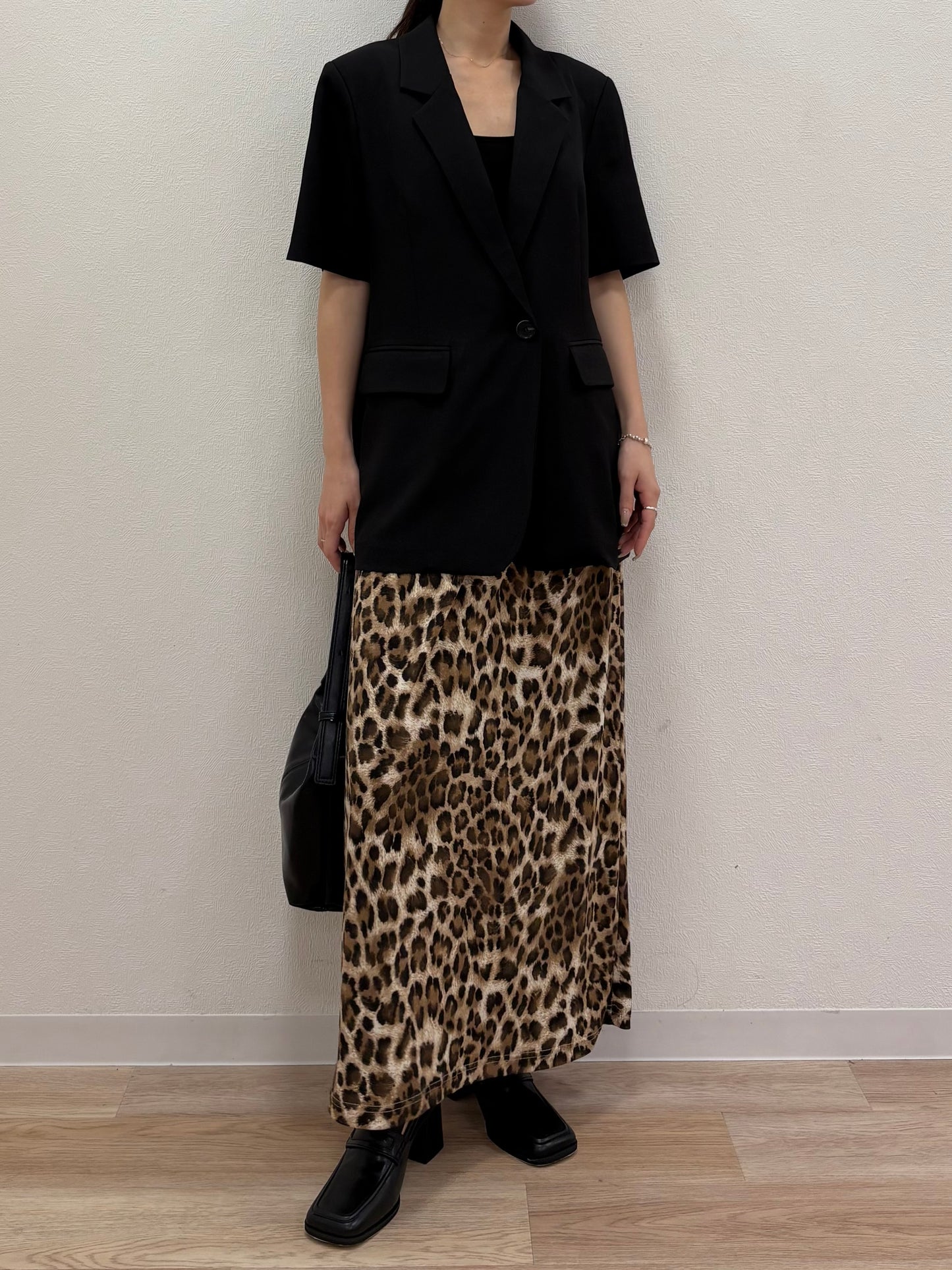 Leopard relax skirt