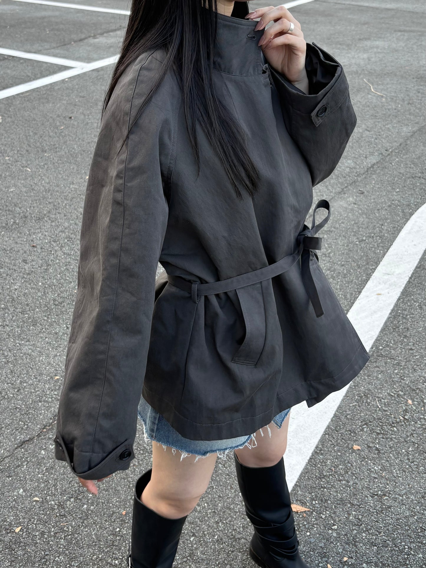 Half trench coat