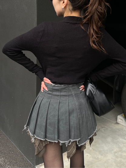 SIMPLE HIGH NECK KNIT