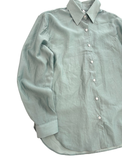 Tencel sheer shirt