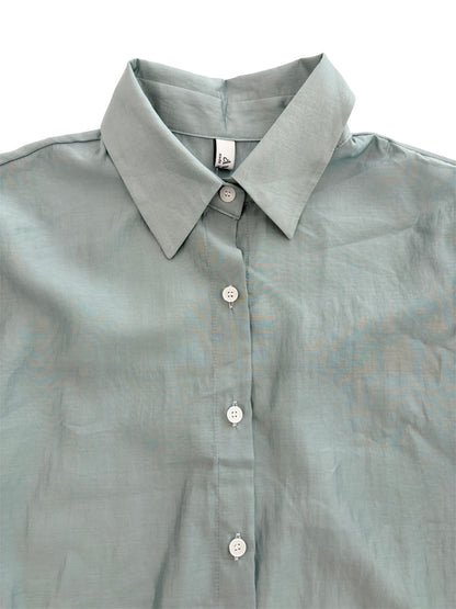 Tencel sheer shirt