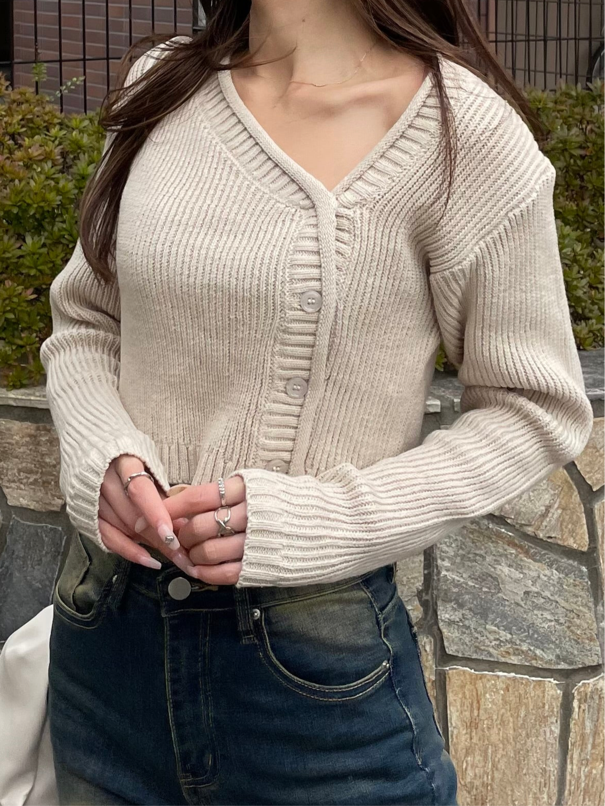 ASYMMETRY KNIT TOPS