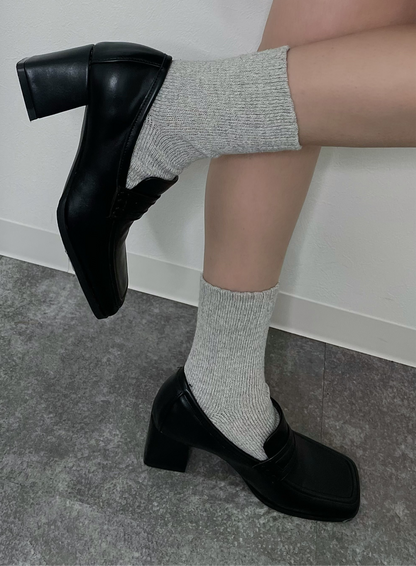 SQUARE TOE LOAFER