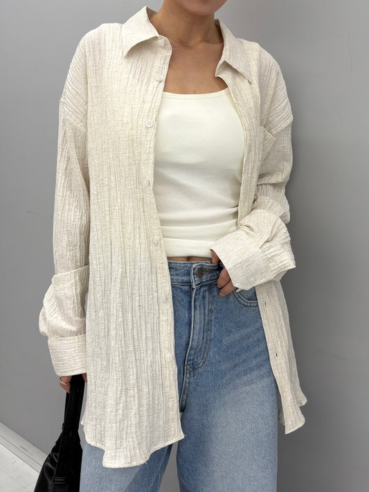 Over wrinkle shirt