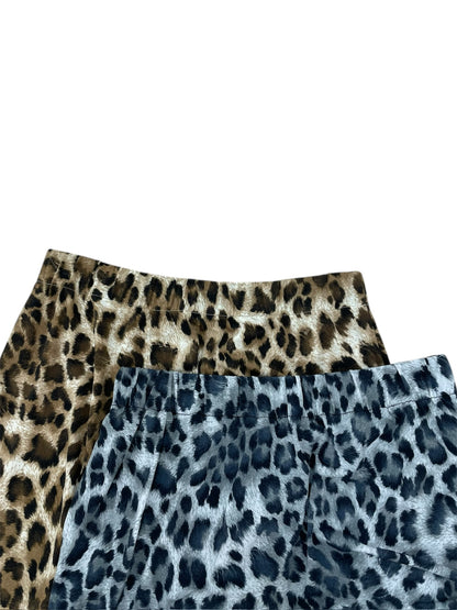 Leopard relax skirt