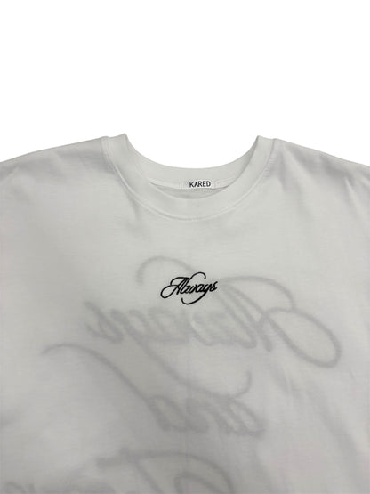 Back embroidery T-shirt