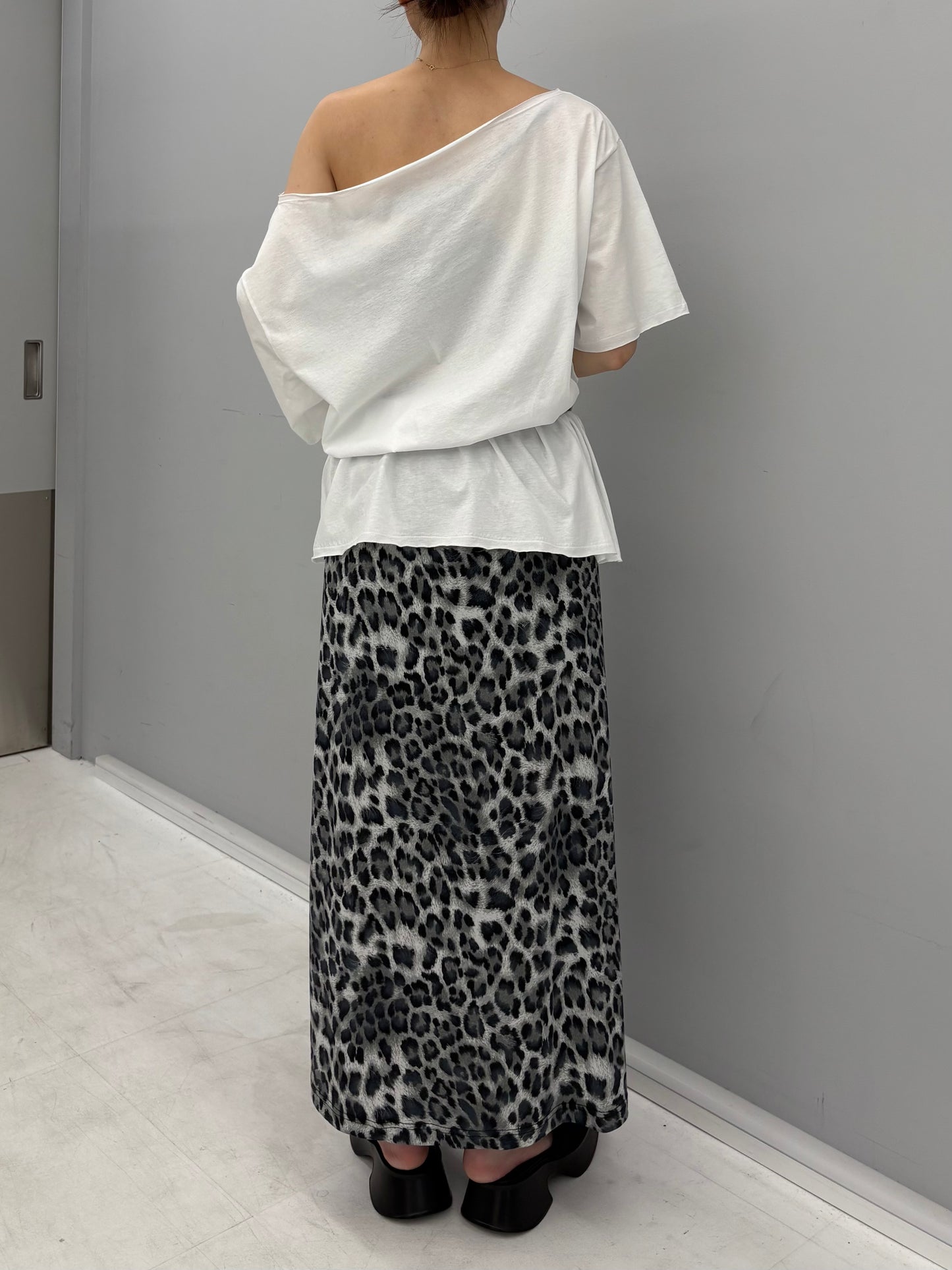 Leopard relax skirt