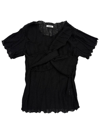 Sheer twist tops