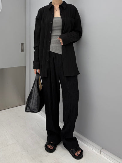 Over wrinkle shirt