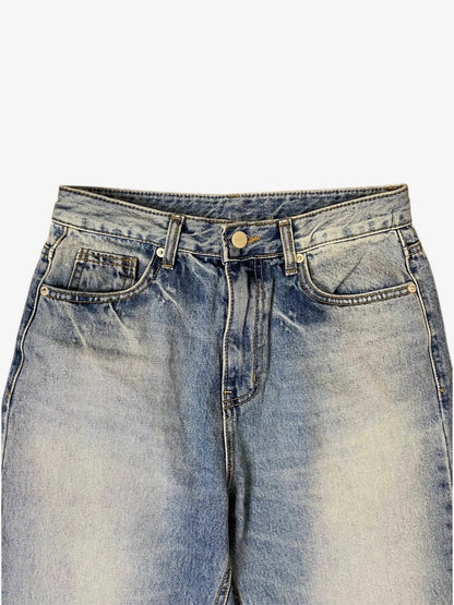 BACK CUT STRAIGHT JEANS