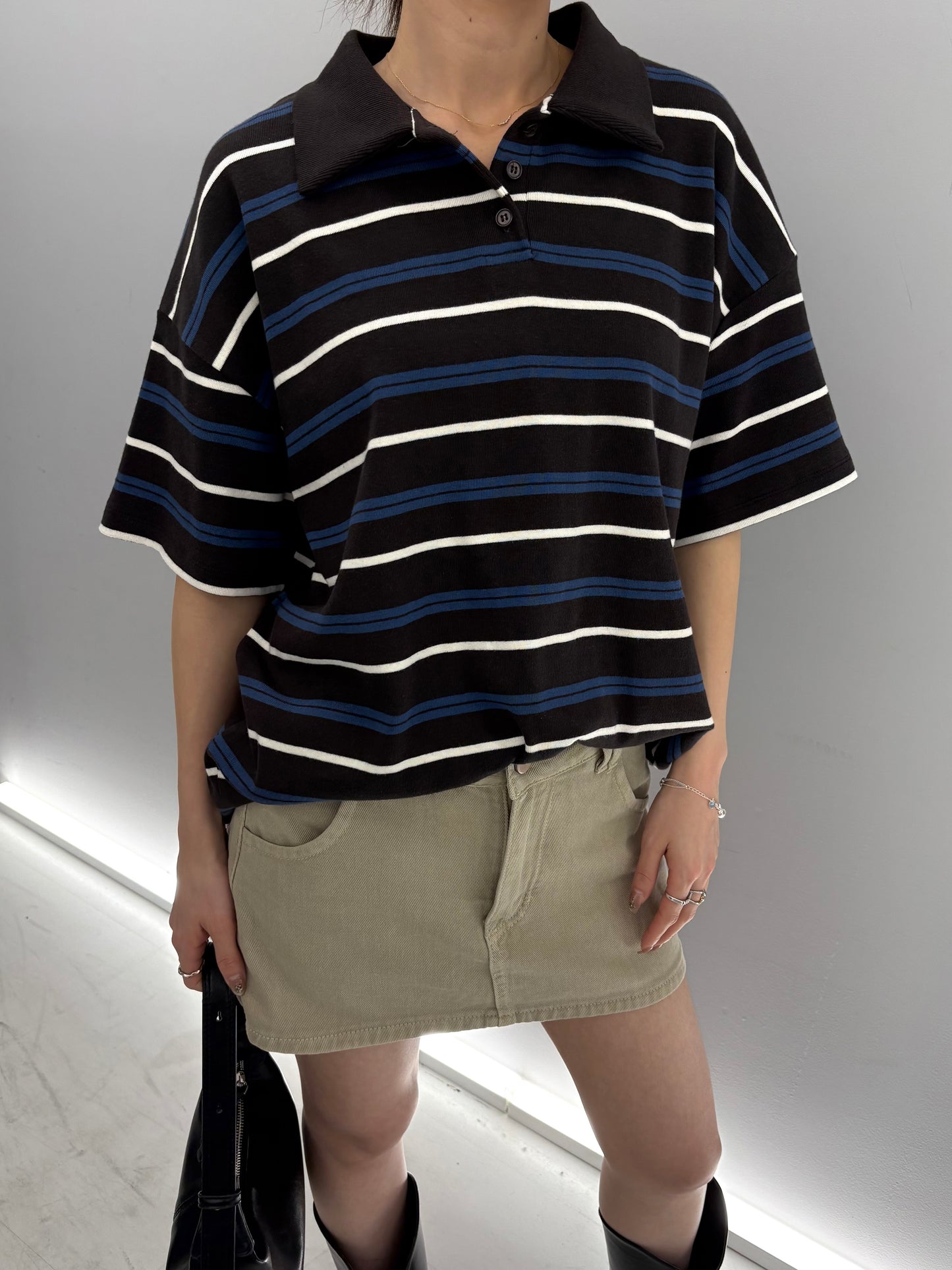Adult polo half tops