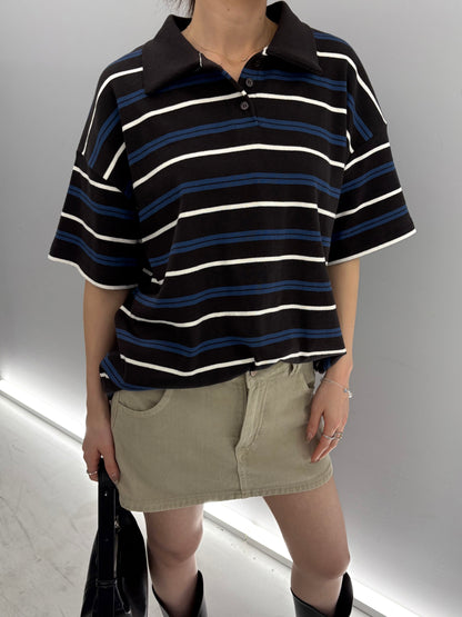 Adult polo half tops