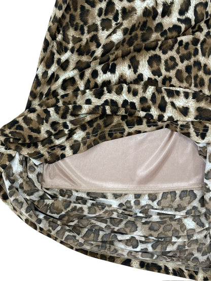 Leopard relax skirt
