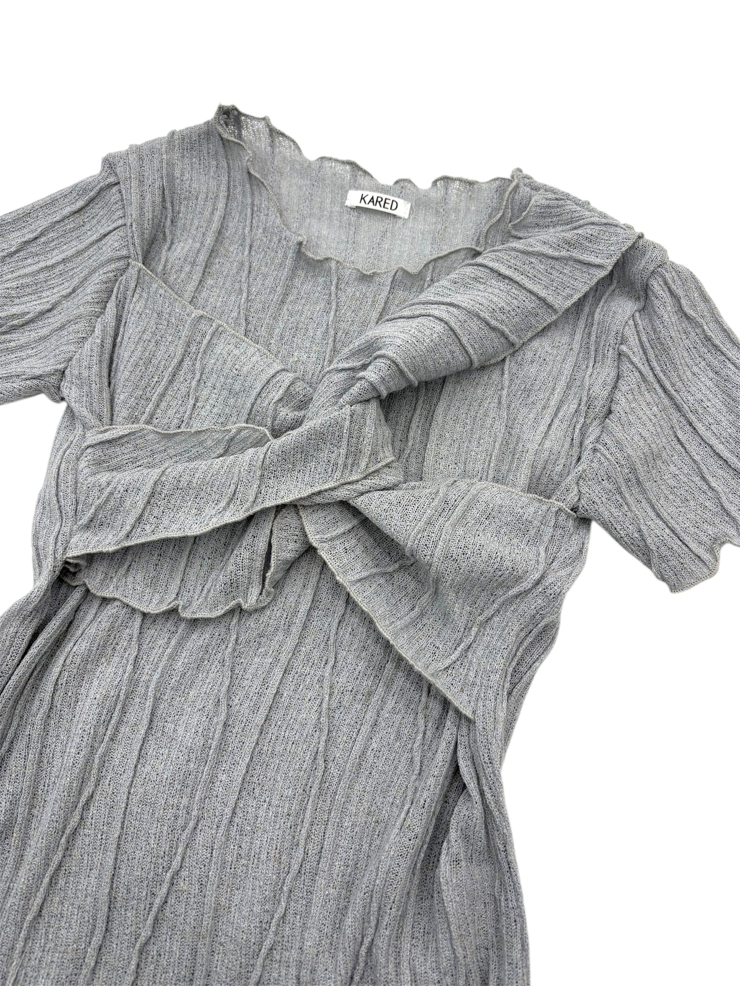 Sheer twist tops