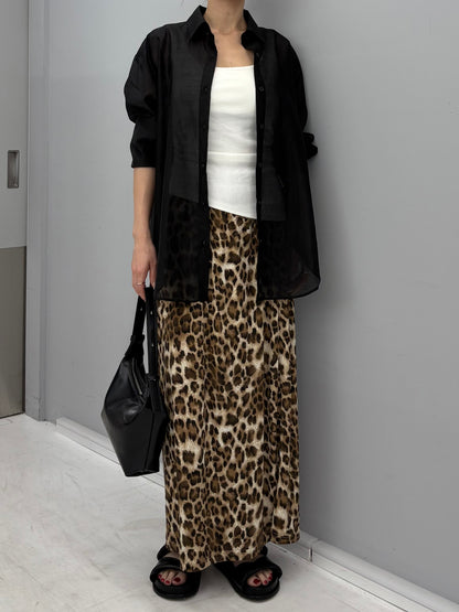 Tencel sheer shirt