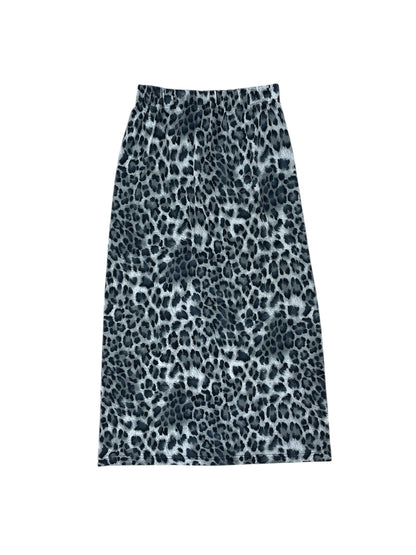 Leopard relax skirt