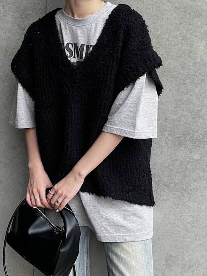 WOOL KNIT VEST