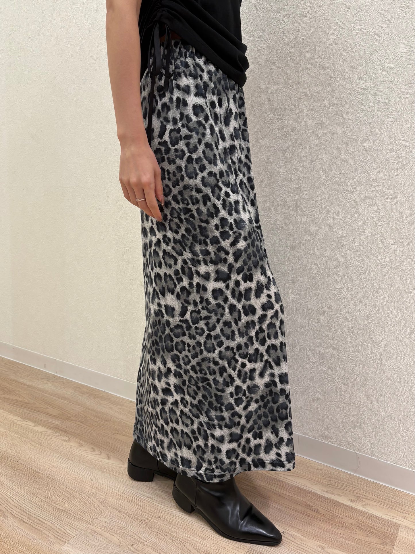 Leopard relax skirt