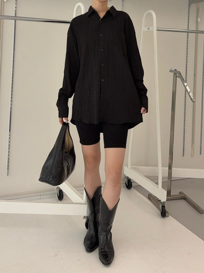 Over wrinkle shirt