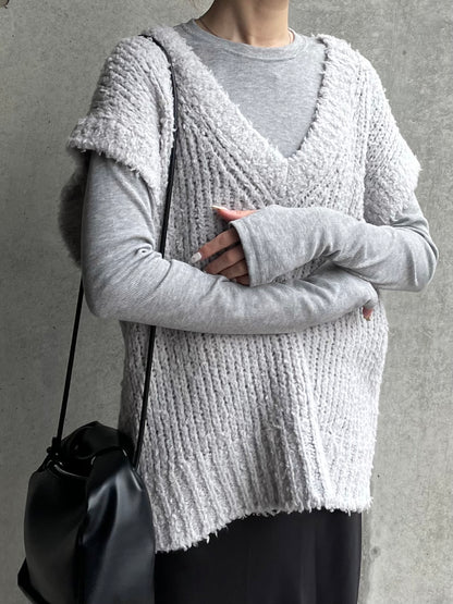 WOOL KNIT VEST