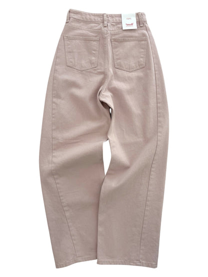 Pigment color wide denim