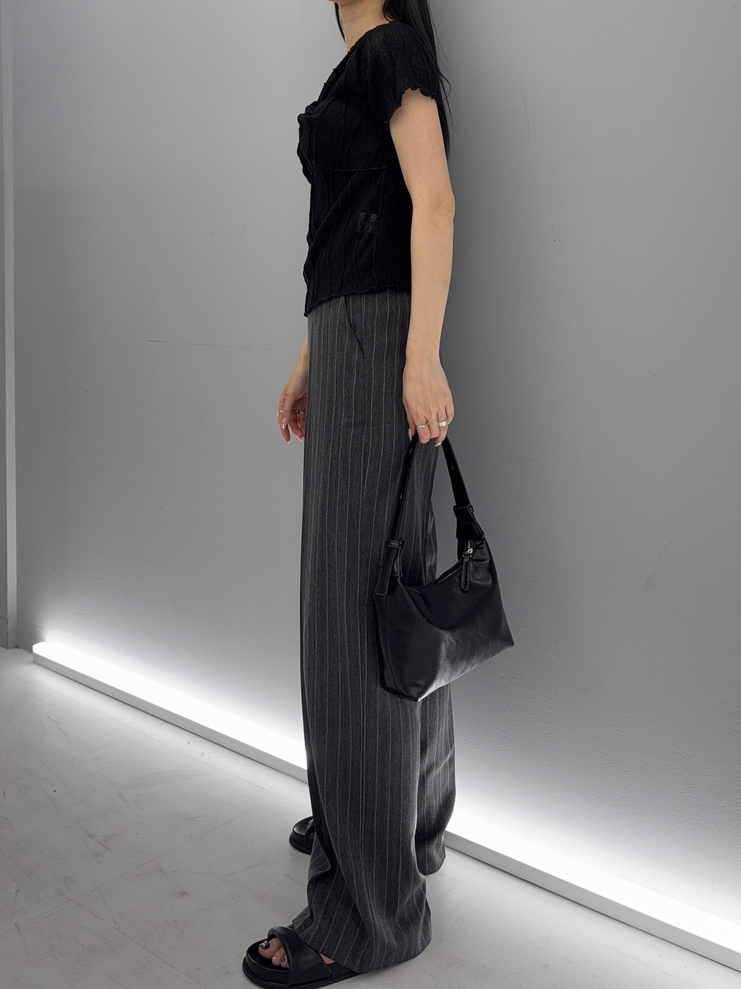 Sheer twist tops