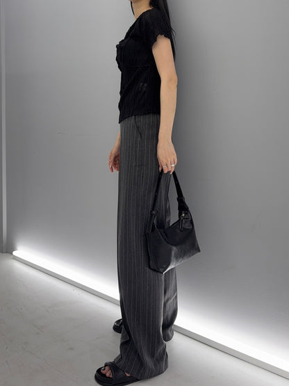 Sheer twist tops