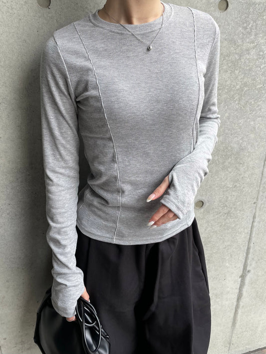 THUMBHOLE RIB TOPS