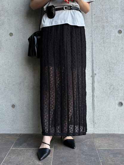 lace i line skirt