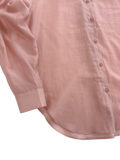 Tencel sheer shirt