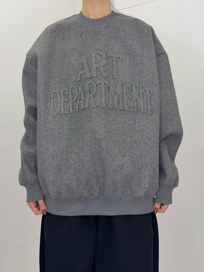 Art patch sweat tops